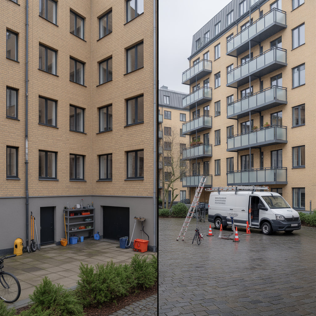 egen regi eller extern fastighetsservice kostnadsjamforelse