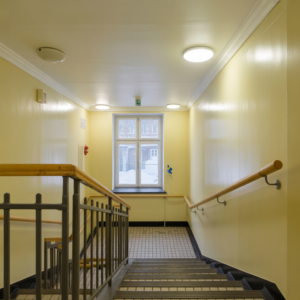 trapphusbelysning med narvarostyrning kostnad och besparing