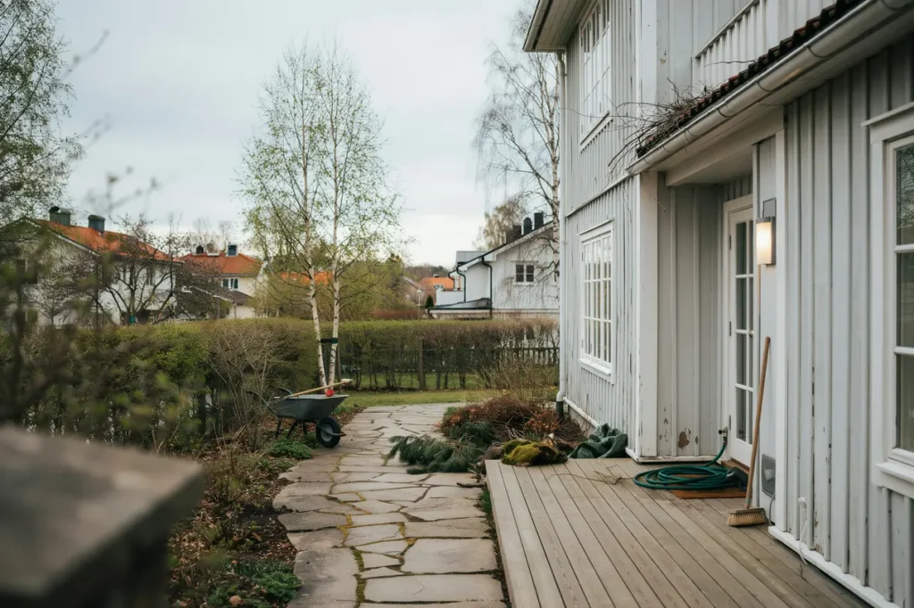 checklista f r v rst dning utomhus smart fastighetsservice som f rebygger skador p villan